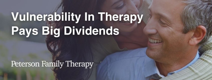 Vulnerability In Therapy Pays Big Dividends