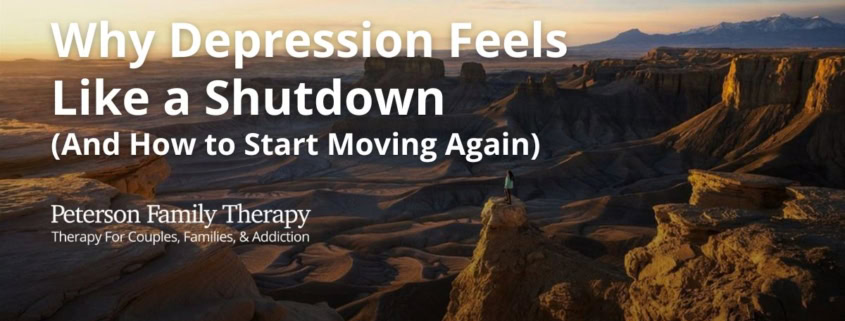Why Depression Feels Like a Shutdown (And How to Start Moving Again)