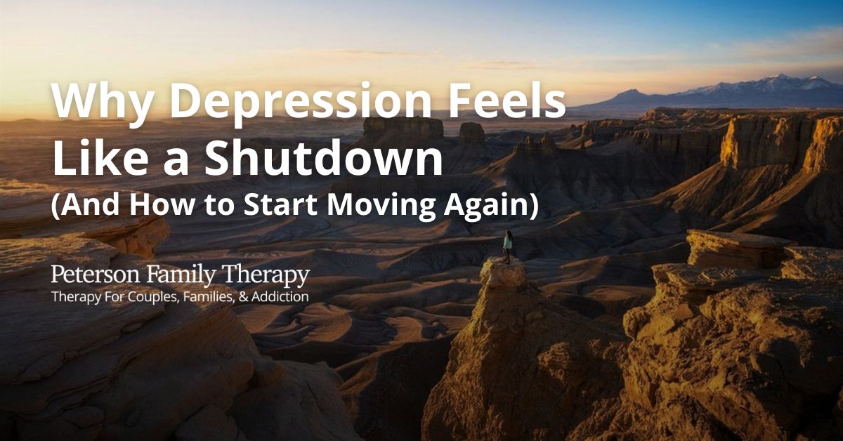 Why Depression Feels Like a Shutdown (And How to Start Moving Again)